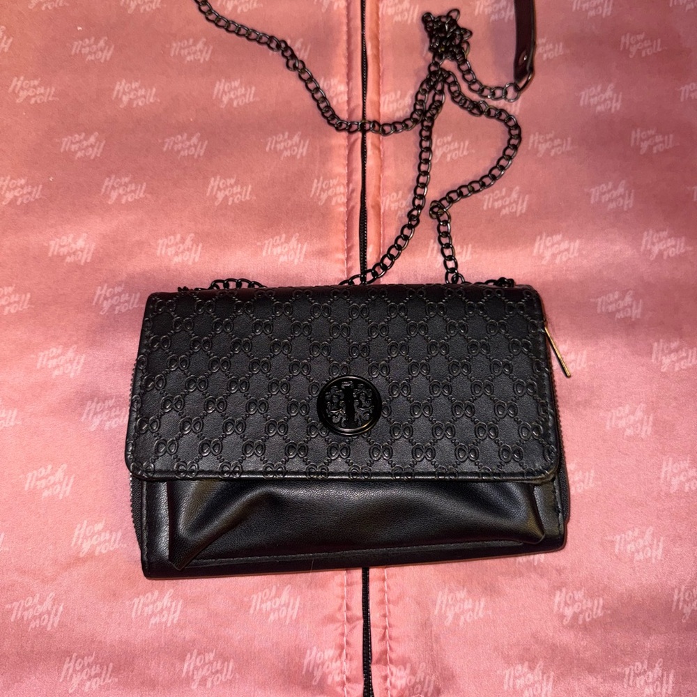 Black Designer Crossbody Bag